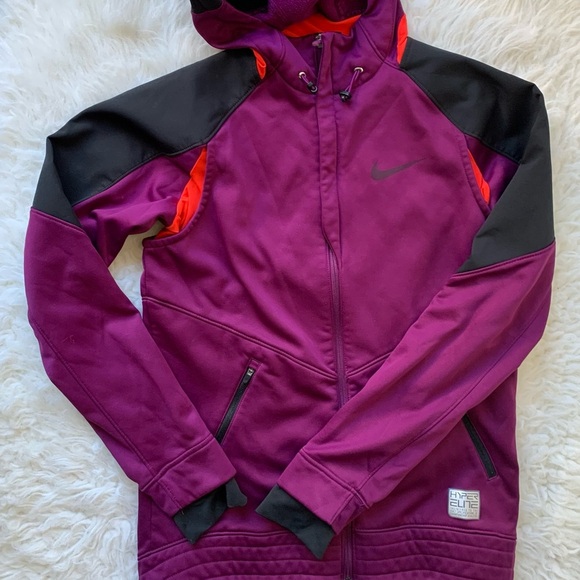 Nike Hyper Elite Activewear Jacket Full Zip Hooded Therma-Fit Size: S - Picture 3 of 13